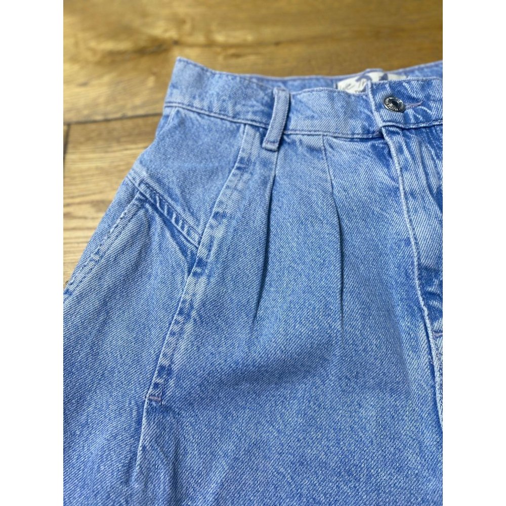 Free People Venice Culotte Denim Jean Shorts 24 - Picture 7 of 11
